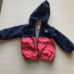 Carter’s Two Toned Girls Zip-up Jacket